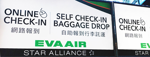 eva air check in luggage