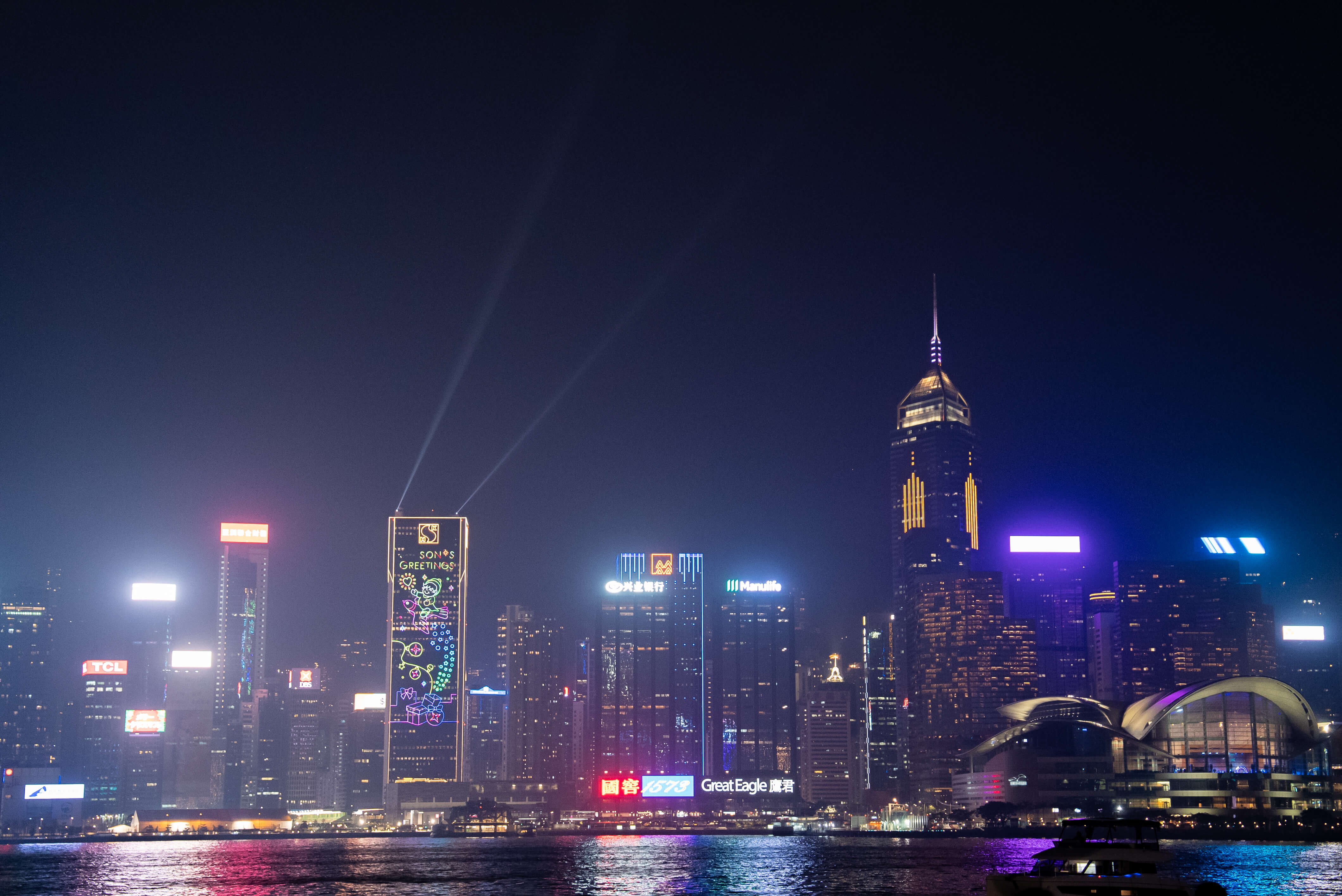 香港の夜景