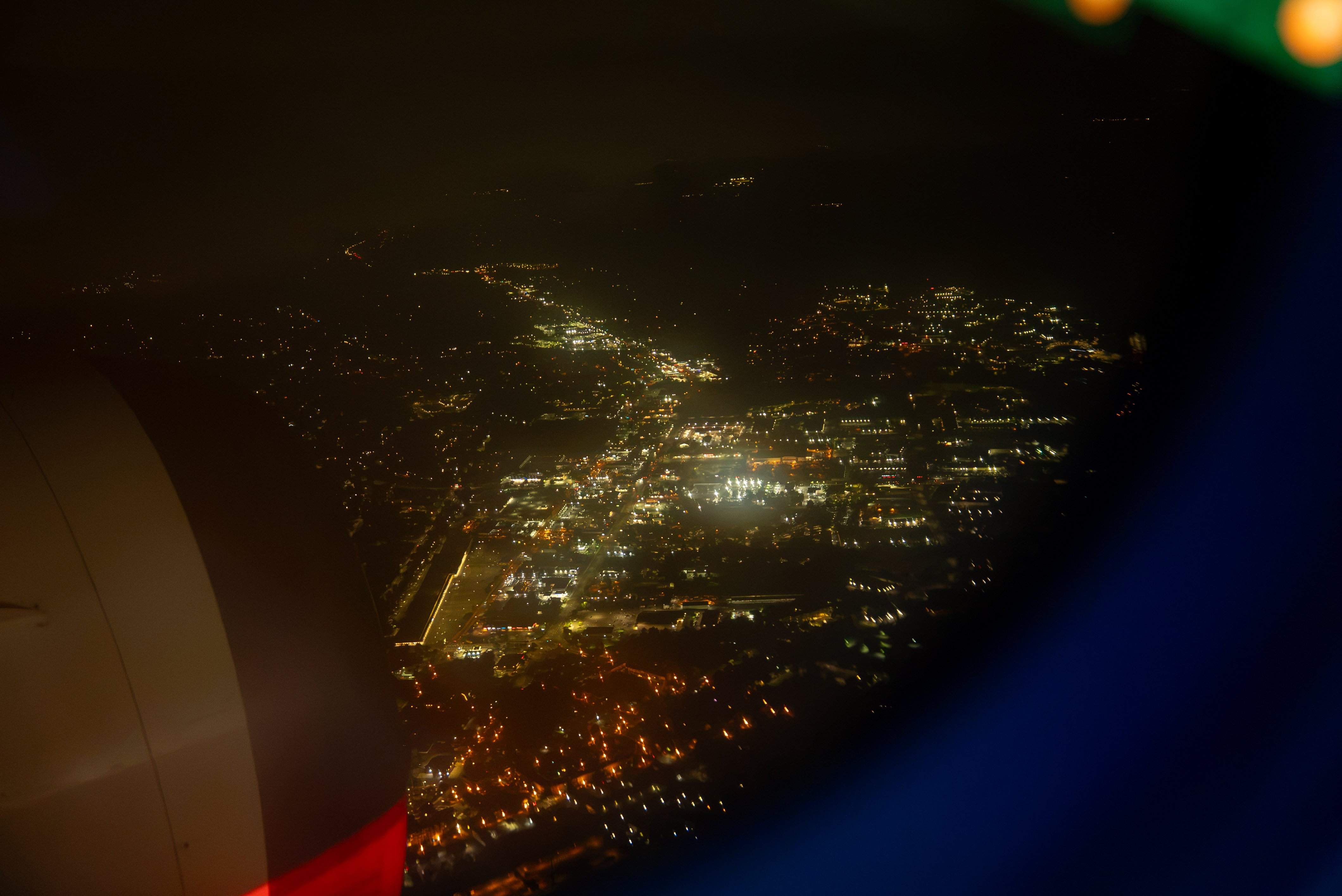 ワシントンD.C.の夜景